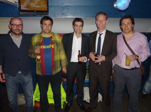 Angel Mesado, Alex Diaz, Eduard Manas, Jim Murphy and Robert Casajuana