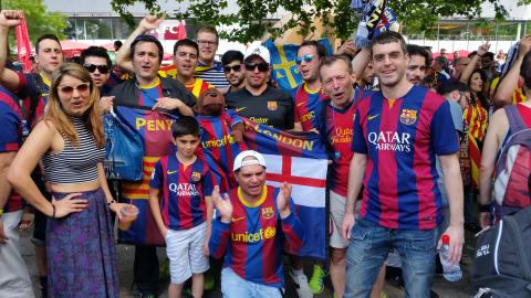 Penya Blaugrana London in Berlin Penya Blaugrana London in Berlin