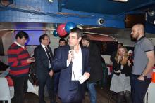 Mr president giving his speech