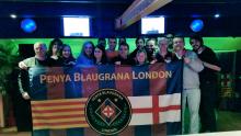 Penya Blaugrana London with Jordi Viciano Penya Blaugrana London with Jordi Viciano